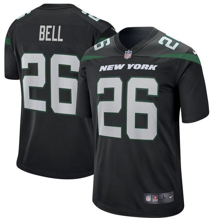 Men New York Jets #26 Le Veon Bell Nike Black Game NFL Jersey->new york jets->NFL Jersey
